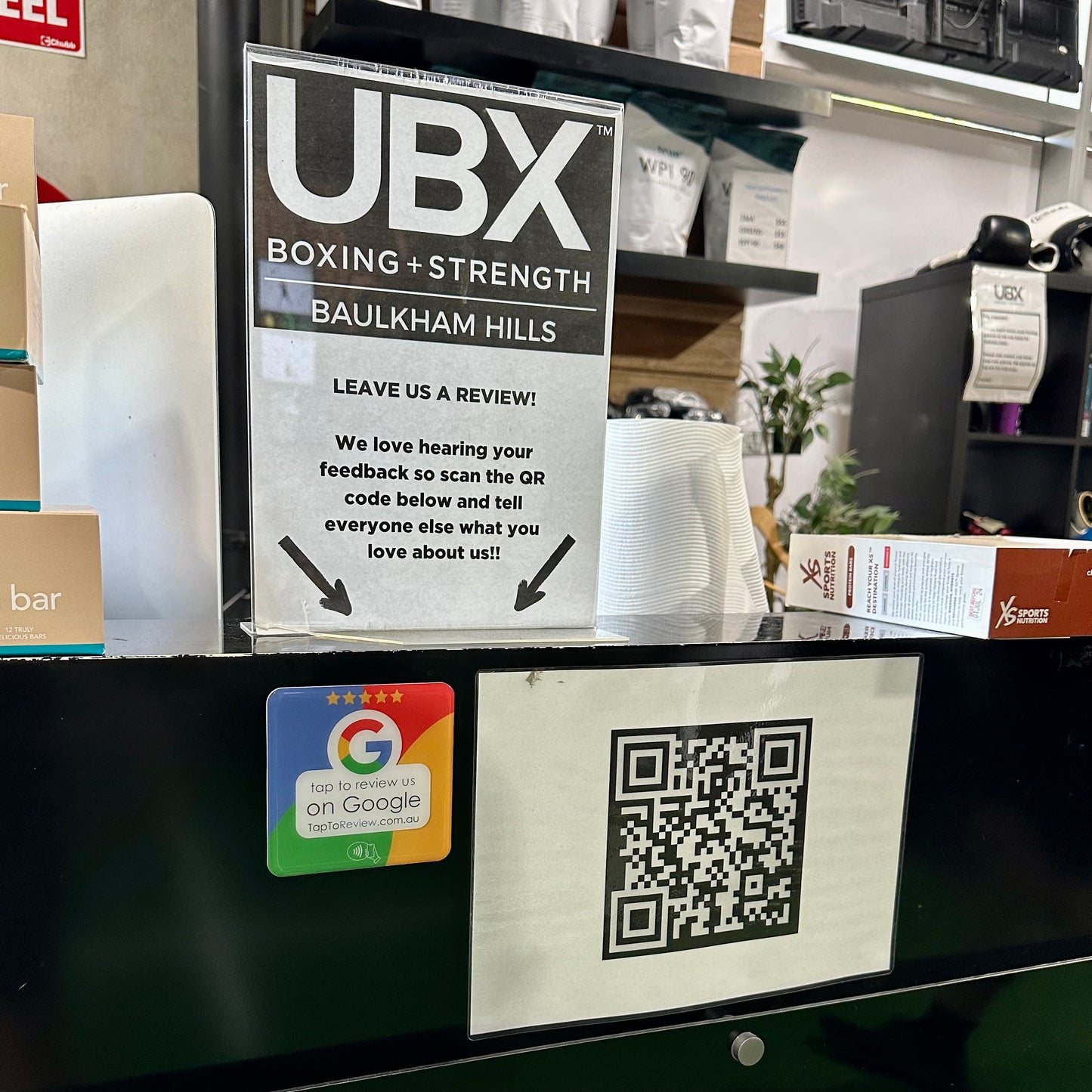 Google Review Epoxy Sticker Plate